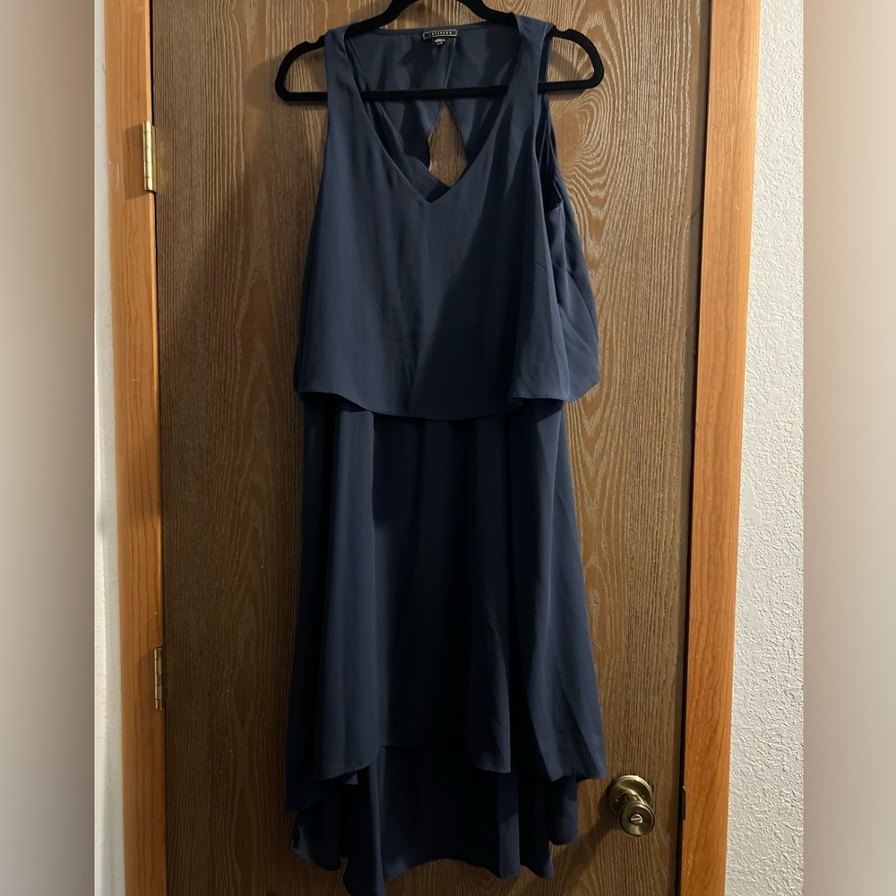 Navy Blue Sleeveless Dress